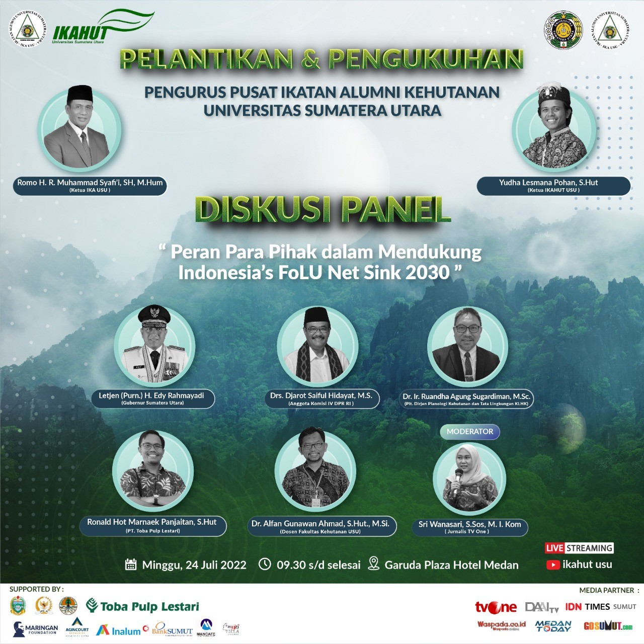 IKAHUT USU Gelar Diskusi Panel Indonesia